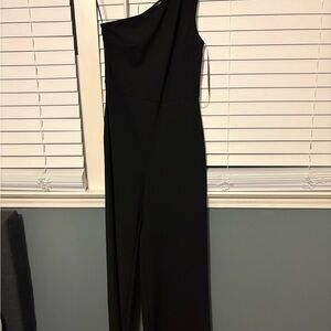 Express Black One-Shoulder Dress